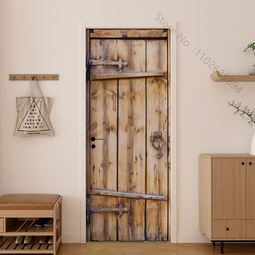 Pegatinas de vinilo para puert - Home Bathroom Wallpaper reseña y precio