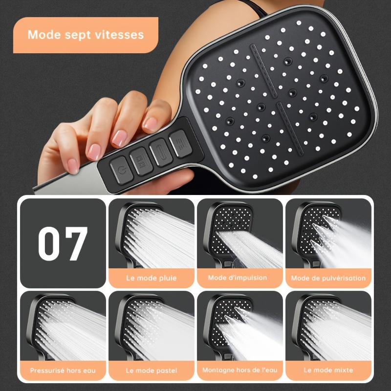 Cabezal de ducha de mano plate - Home One Bathroom Accessories reseña y precio
