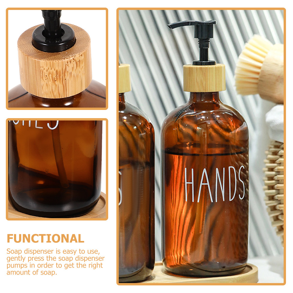 Dispensador de Jabón de Vidrio - Home Bathroom Soap Dispenser reseña y precio