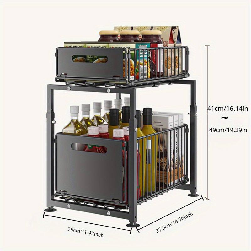 Organizador de Gabinete Desliz - Home Depot Bathroom Sink reseña y precio