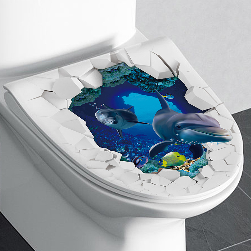 Pegatina de pared de asiento d - Home Bathroom Wallpaper reseña y precio