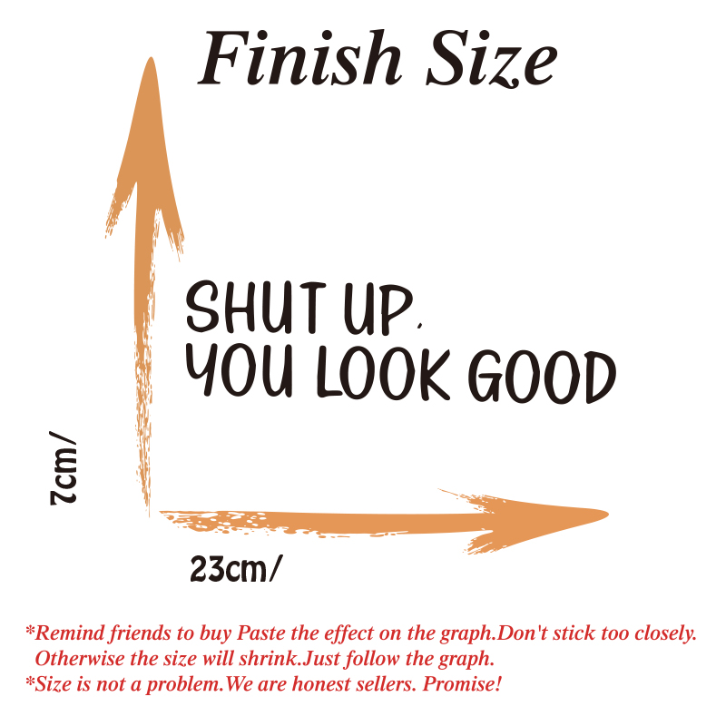Sh * t UP You Look Good Quote  - Home Goods Bathroom Mirrors reseña y precio