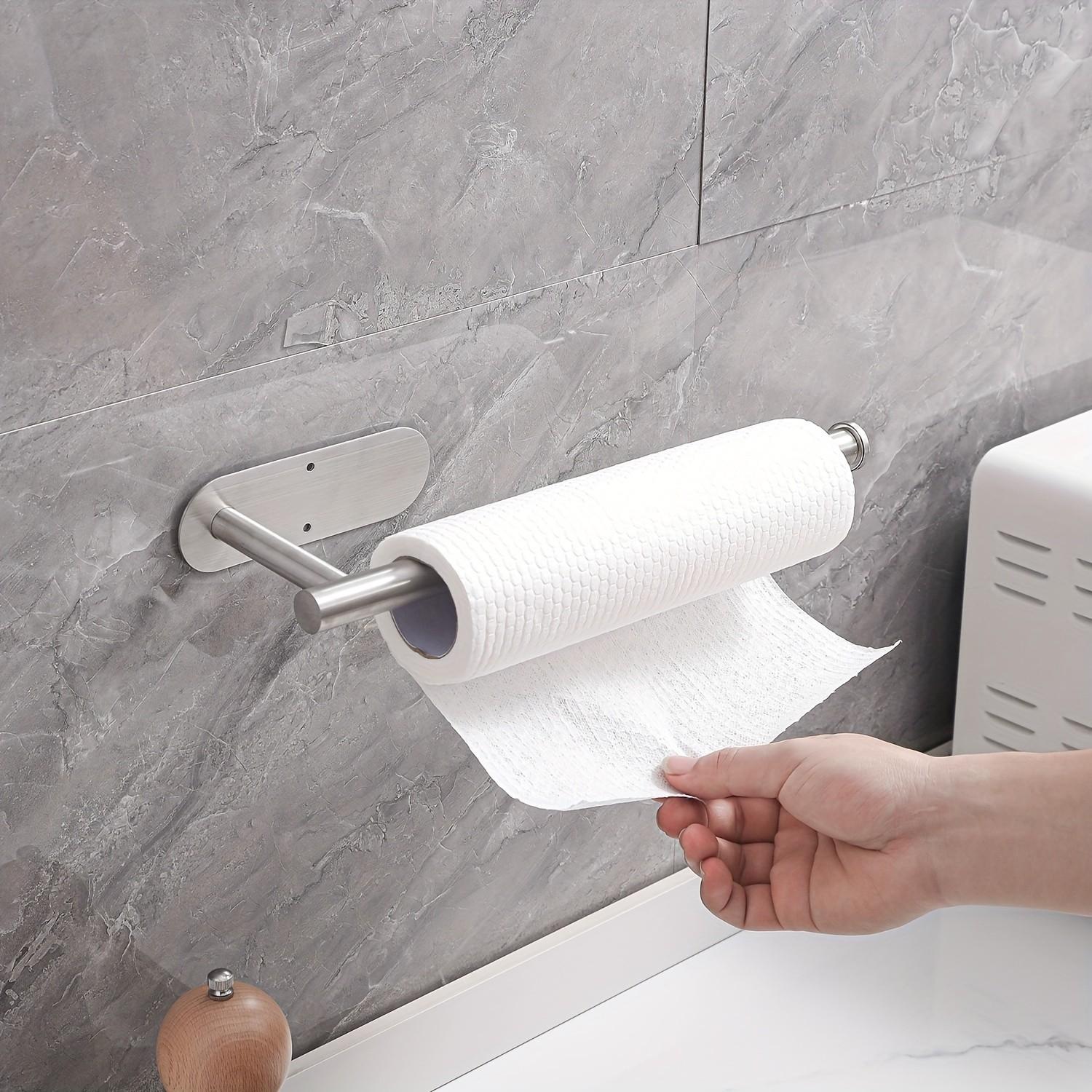 Toallero Minimalista de Acero  - Home Bathroom Paper Towel Holder reseña y precio