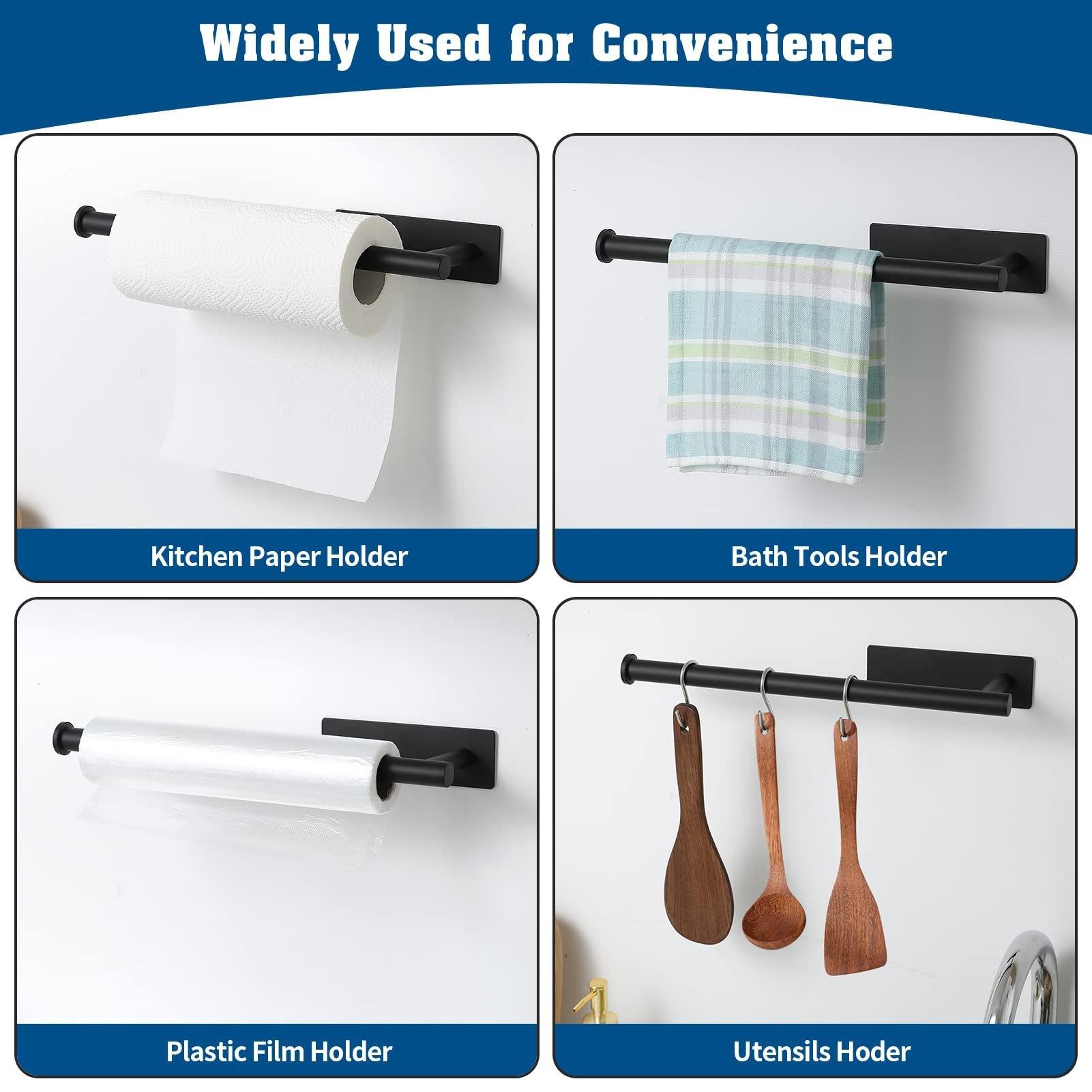Toallero Minimalista de Acero  - Home Bathroom Paper Towel Holder reseña y precio