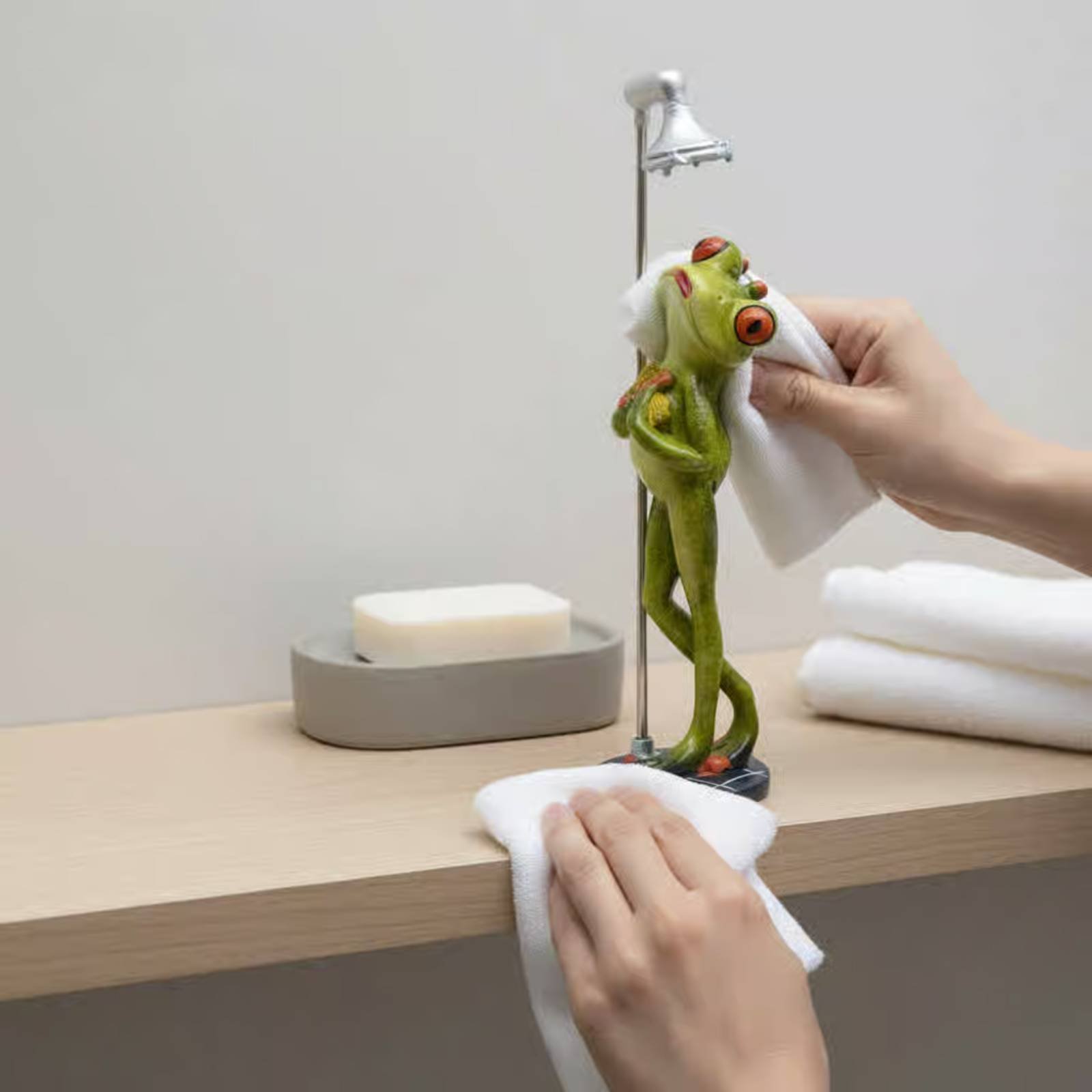 Figura de Rana en el Baño, Exc - Home Bath reseña y precio