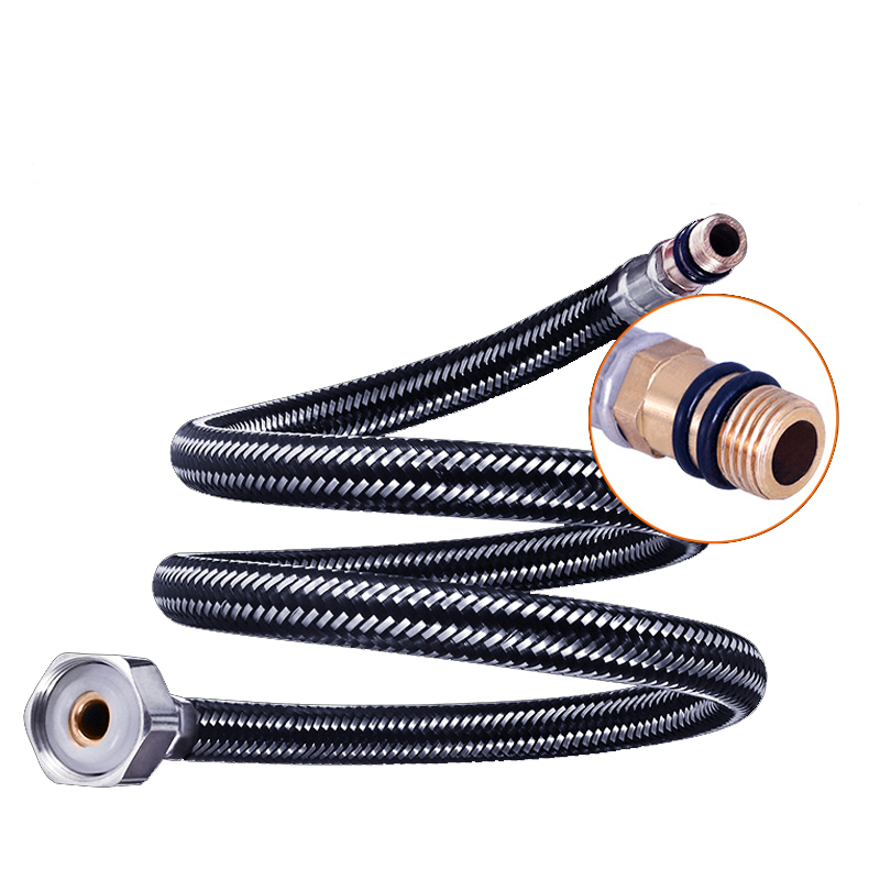 Manguera de tubo trenzado de n - Home Bathroom Plumbing reseña y precio