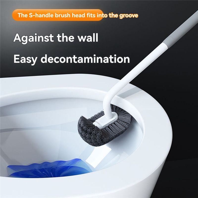 ABLA-Escobilla de baño de mang - Home Needs Bathroom Cleaning reseña y precio