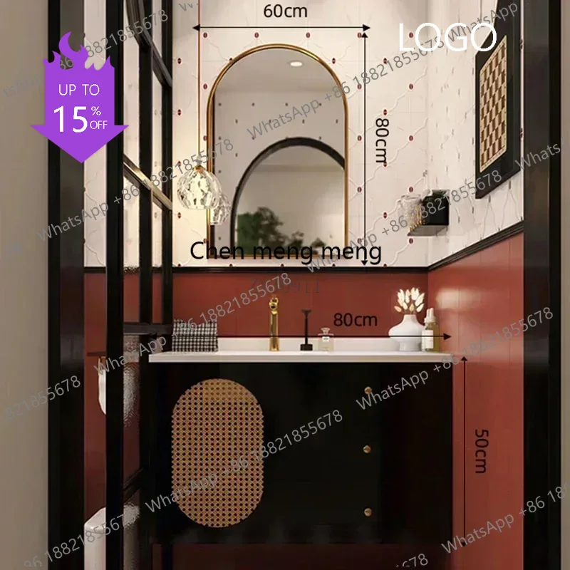 Mueble estrecho P3 con almacen - Home Bathroom Vanity reseña y precio