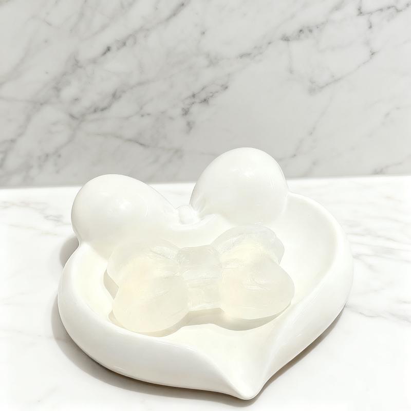 Linda Jabonera de Cerámica con - Home Bathroom Vanity reseña y precio