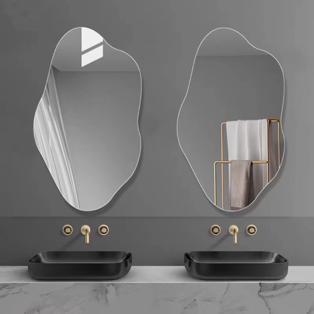 Espejo de Pared Irregular para - Home Goods Bathroom Mirrors reseña y precio