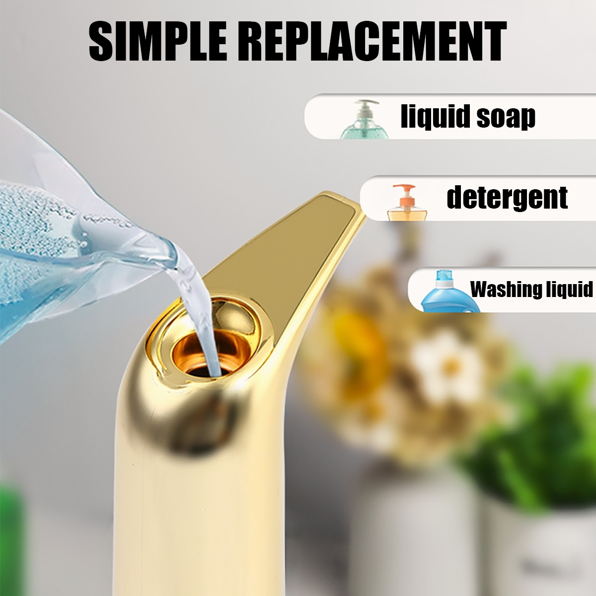 Dispensador Automático de Jabó - Home Needs Bathroom Cleaning reseña y precio
