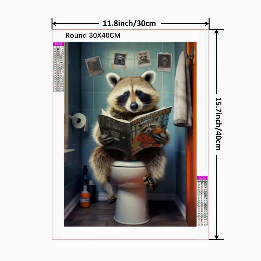 Pintura de diamantes de animal - Home Bathroom Wallpaper reseña y precio