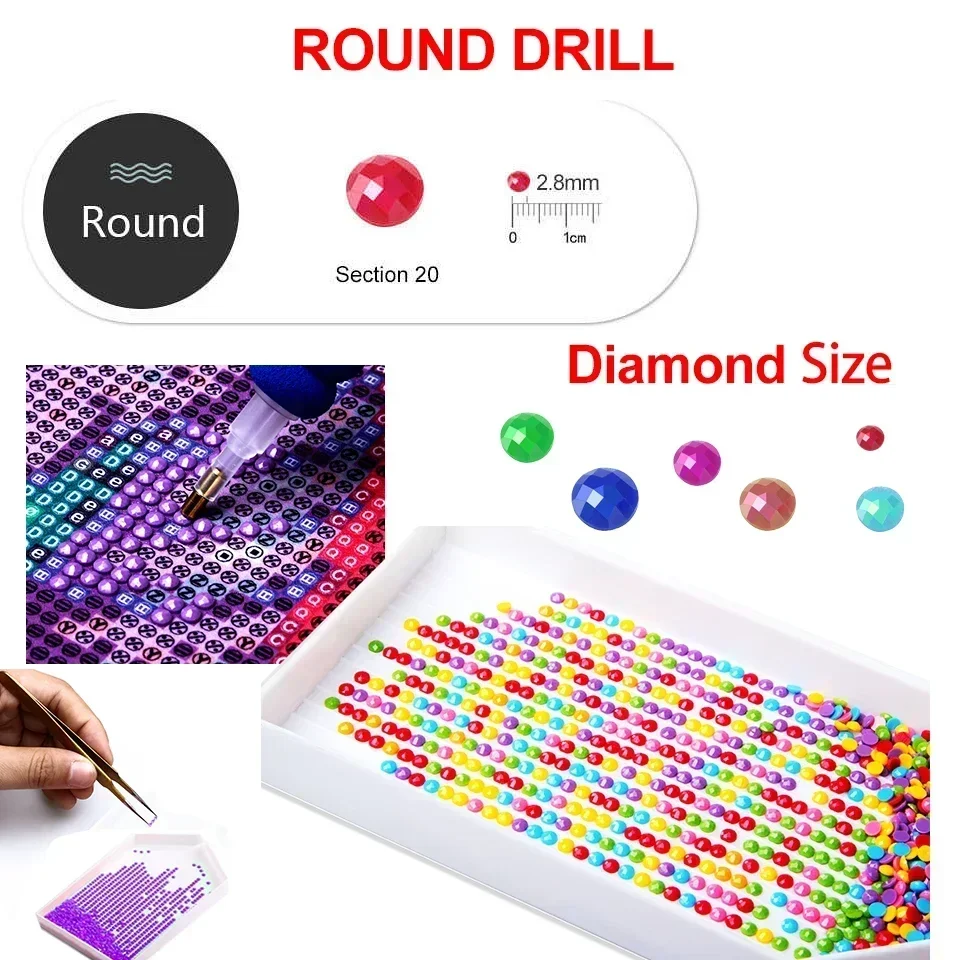 Pintura de diamantes de animal - Home Bathroom Wallpaper reseña y precio