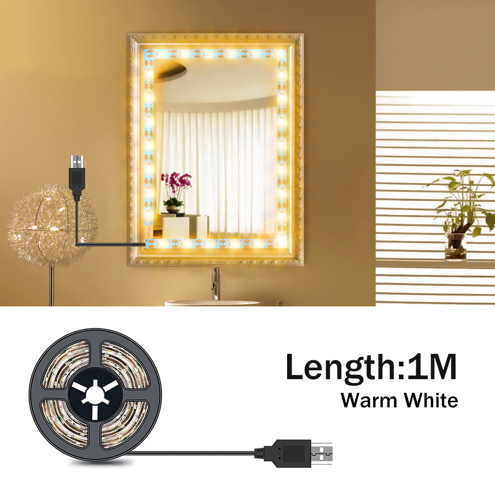 Tira de luces LED para espejo  - Home Bathroom Vanity reseña y precio