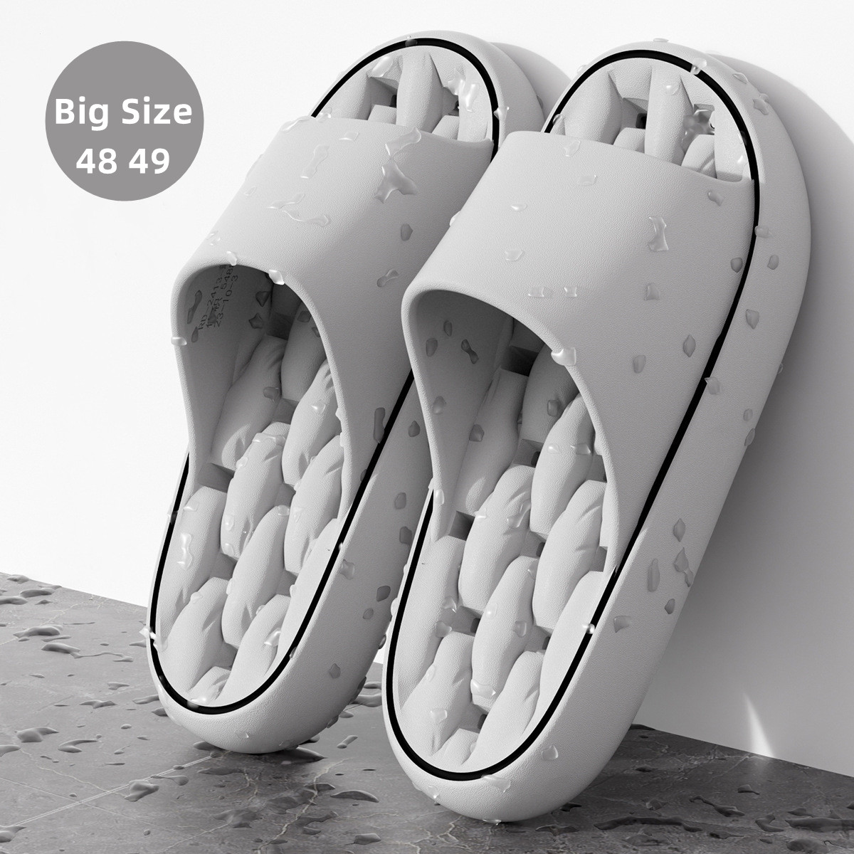 Pantuflas de Baño de Talla Gra - Home Bathroom Lights reseña y precio