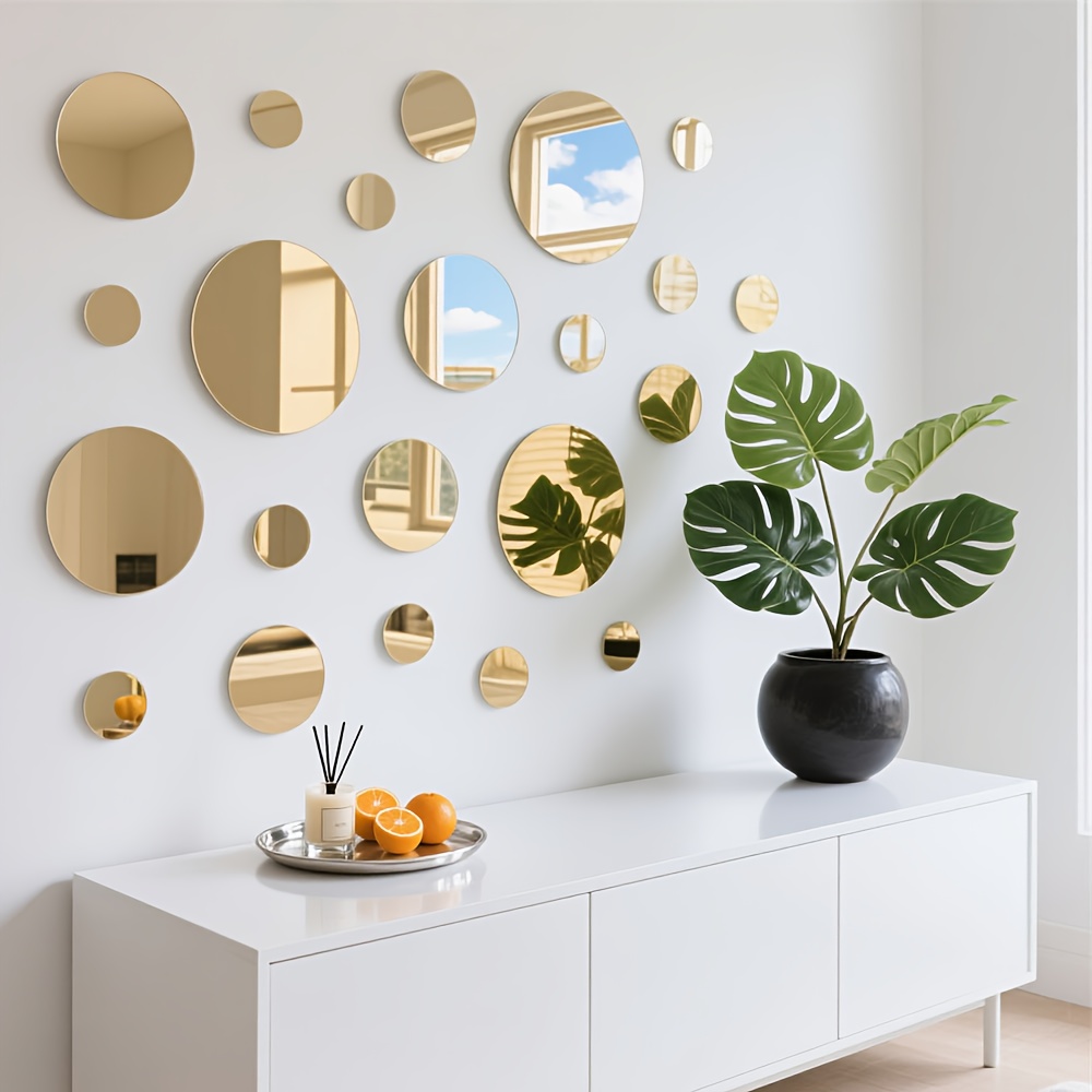 Pegatinas de pared de espejo a - Home Goods Bathroom Mirrors reseña y precio