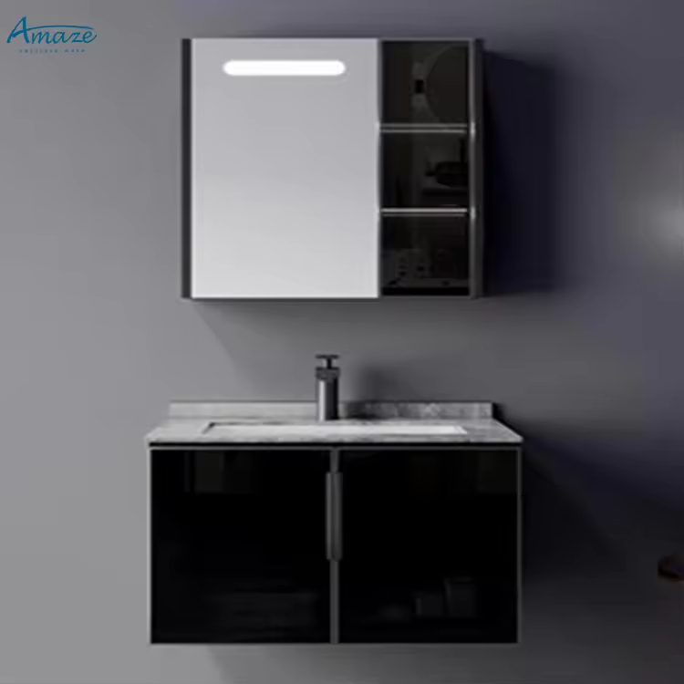 Mueble de Baño Moderno con Esp - Home Living Bathroom Vanity reseña y precio