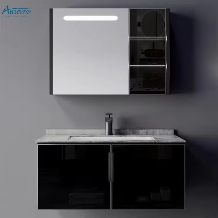 Mueble de Baño Moderno con Esp - Home Living Bathroom Vanity reseña y precio