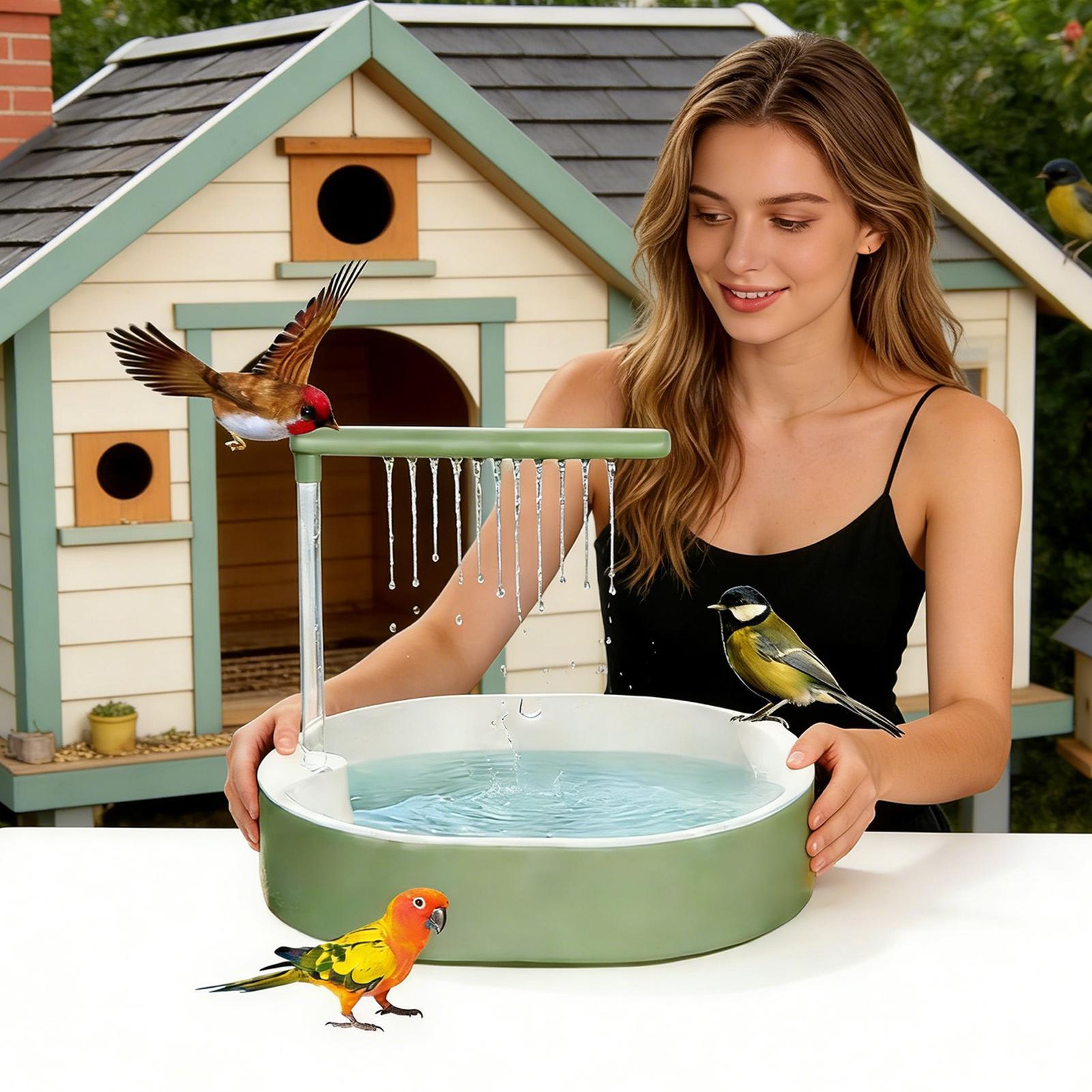 Fuente de Baño para Pájaros, B - Home Bath reseña y precio