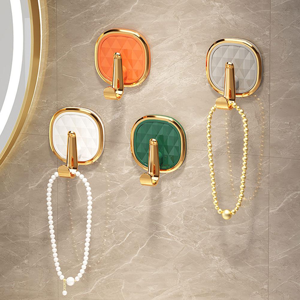 Ganchos de pared adhesivos fue - Home Bathroom Shelf reseña y precio