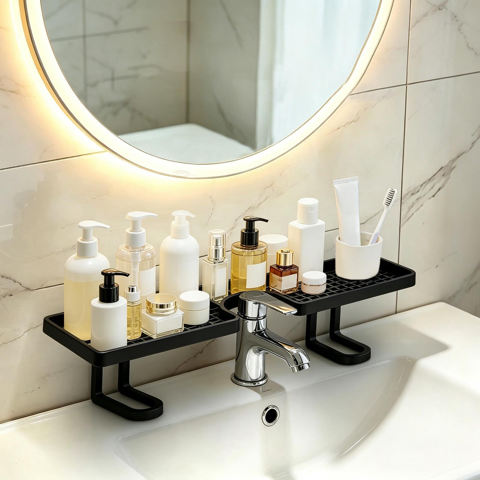 Estante para grifo de lavabo d - Home Depot Bathroom Sink reseña y precio