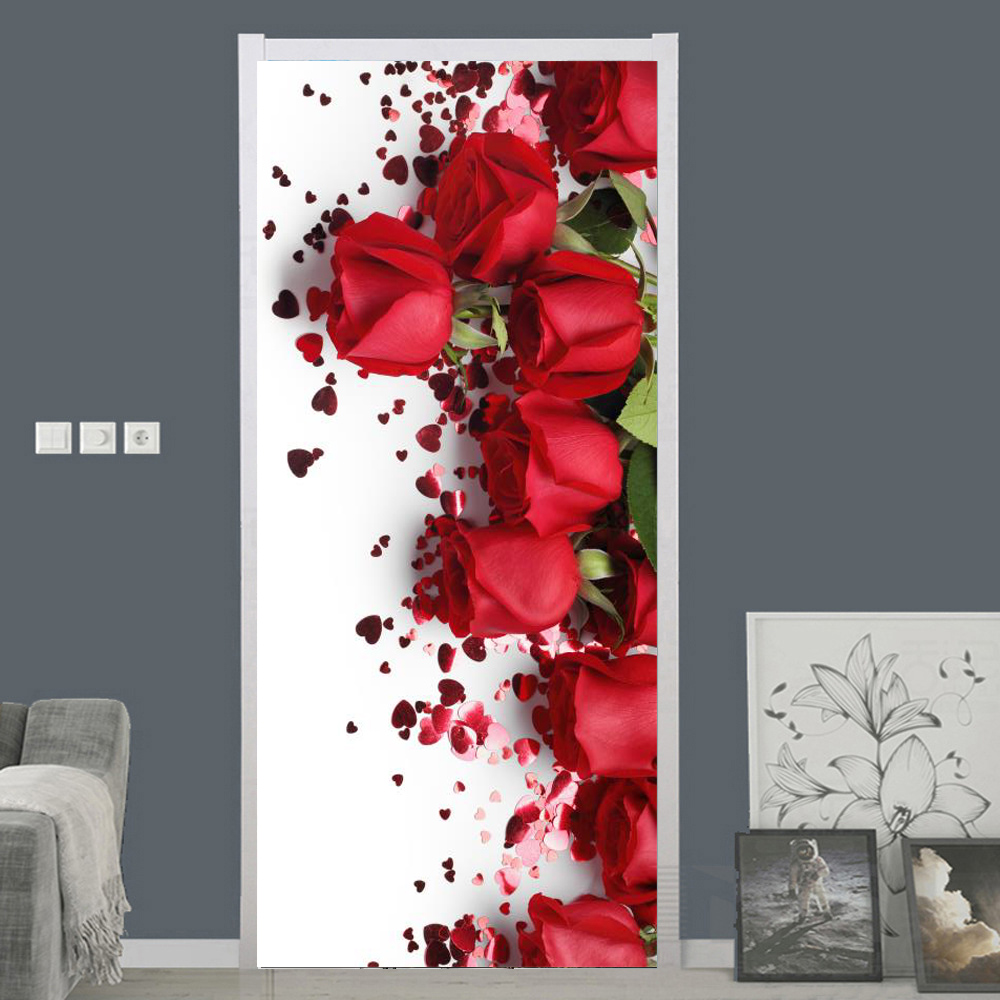 Papel tapiz de flores rosas bl - Home Bathroom Wallpaper reseña y precio
