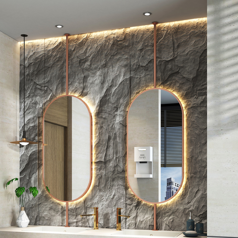 Espejo Ovalado Colgante de Tec - Home Living Bathroom Vanity reseña y precio
