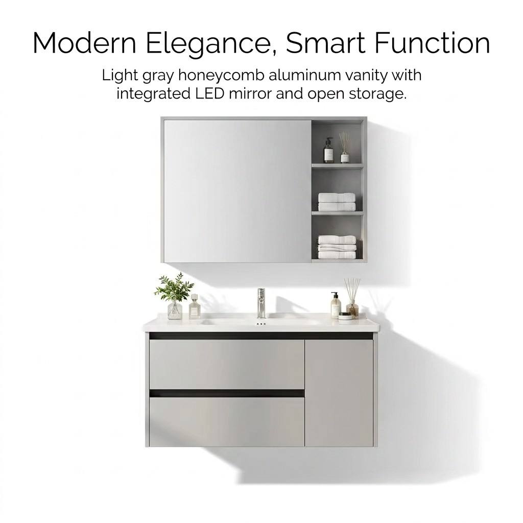 Mueble de Baño Moderno y Ecoló - Home Living Bathroom Vanity reseña y precio