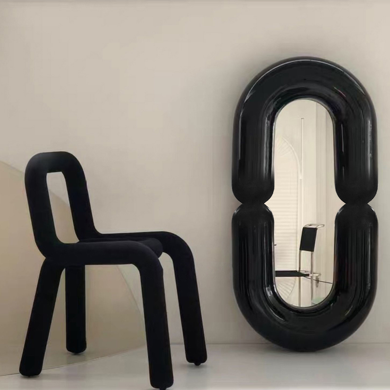 Espejo de Pared Ovalado Negro  - Home Goods Bathroom Mirrors reseña y precio
