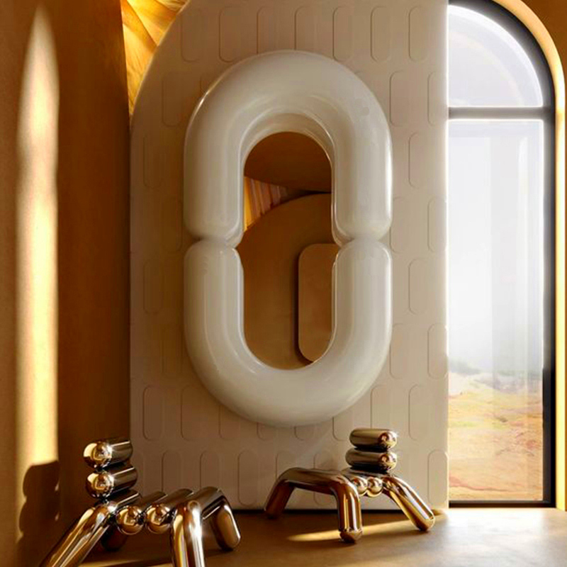 Espejo de Pared Ovalado Negro  - Home Goods Bathroom Mirrors reseña y precio