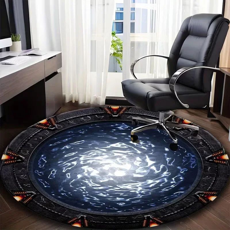 Alfombra Redonda Antideslizant - Home Bathroom Movie reseña y precio