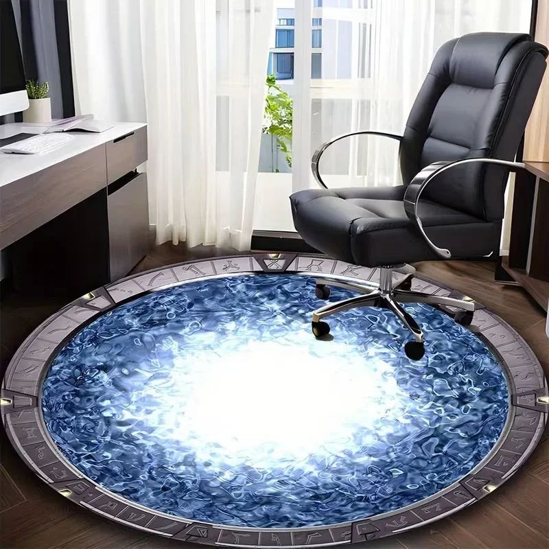 Alfombra Redonda Antideslizant - Home Bathroom Movie reseña y precio