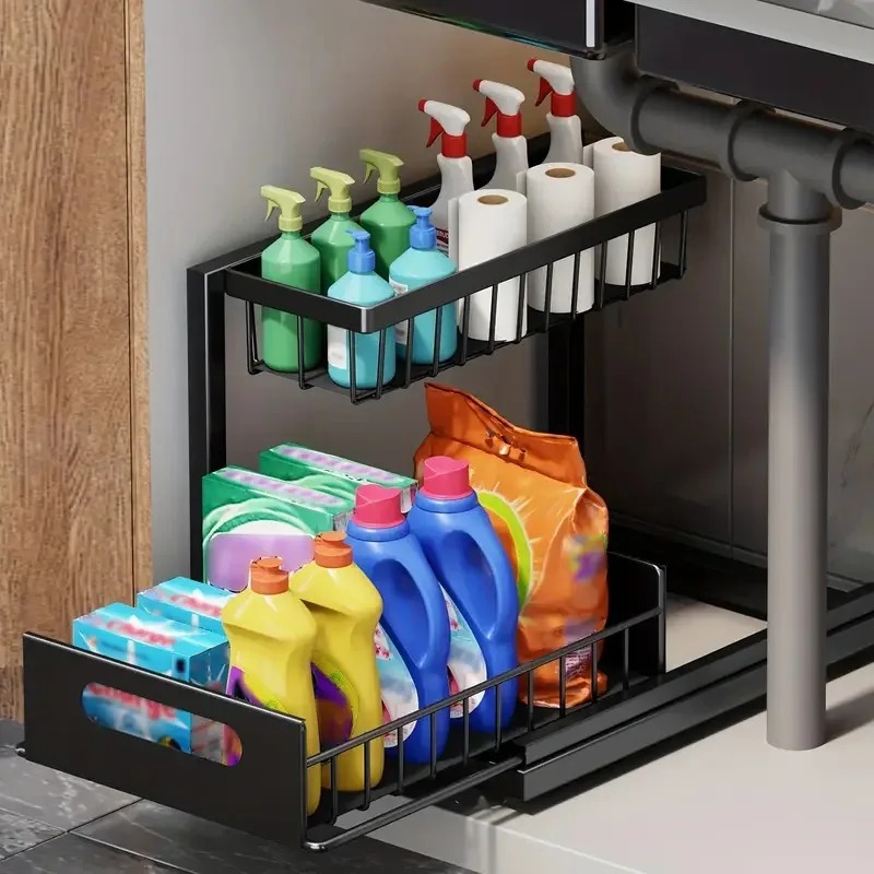 Organizador de 2 niveles para  - Home Depot Bathroom Sink reseña y precio