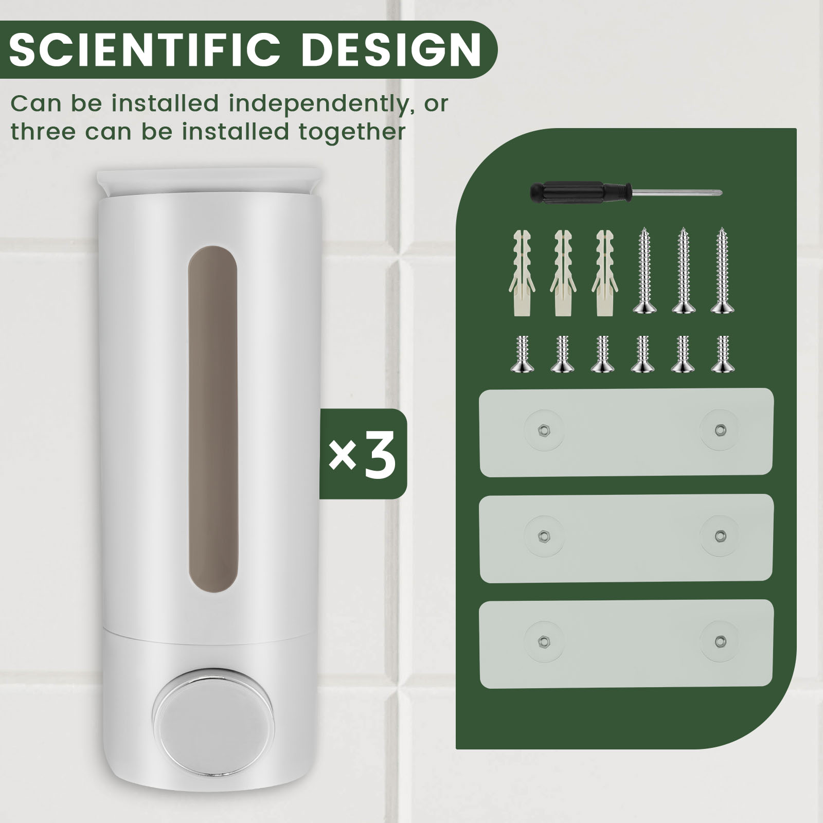Dispensador de jabón líquido p - Home Bathroom Wall Soap Dispenser reseña y precio