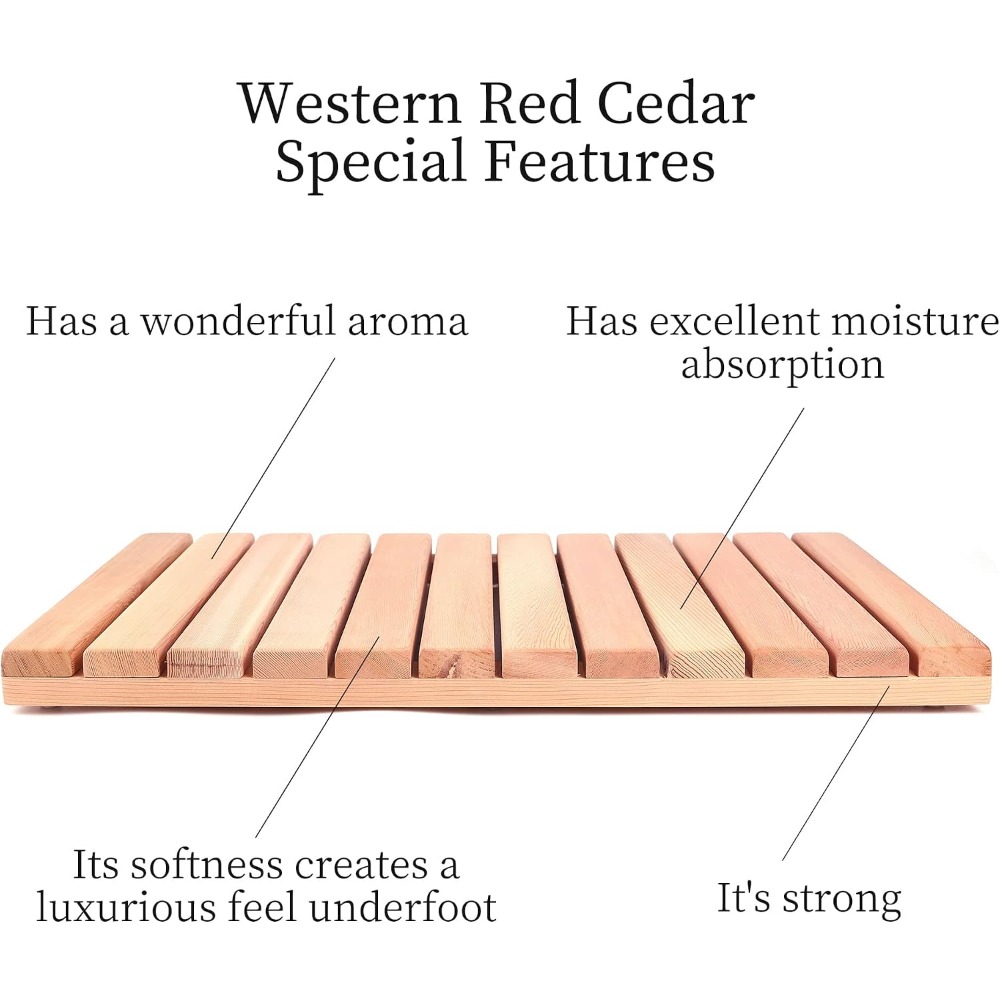 Alfombrilla de Ducha de Madera - Non Slip Bath Mat reseña y precio