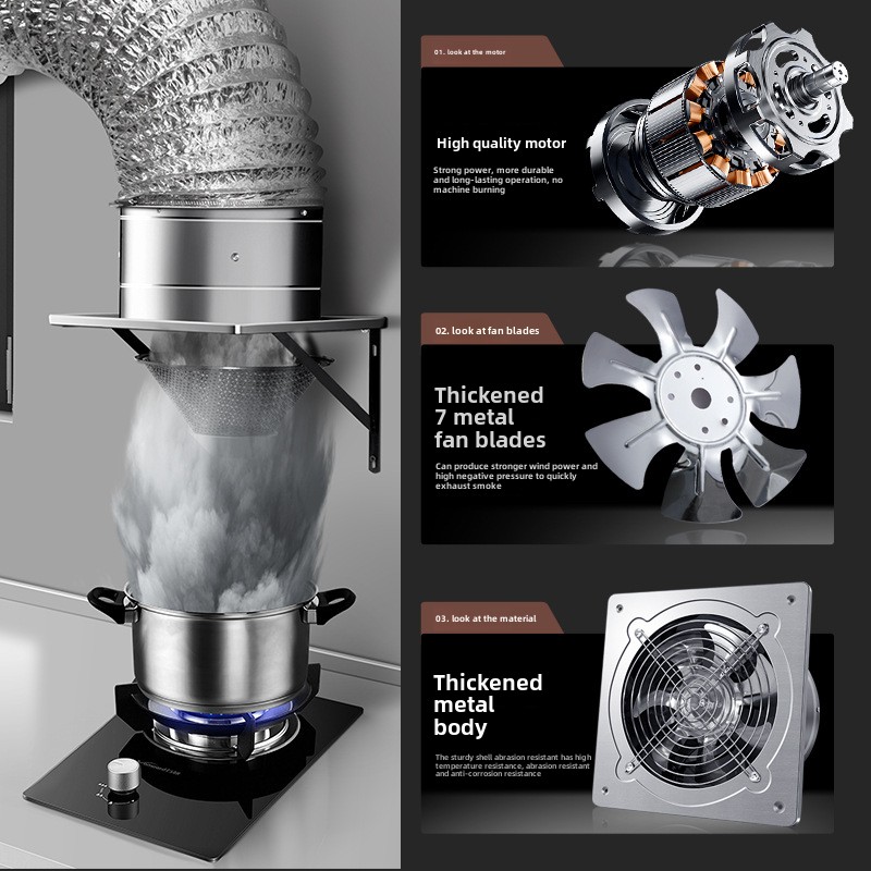 Extractor de aire de 6/8 pulga - Home Bathroom Ventilation reseña y precio
